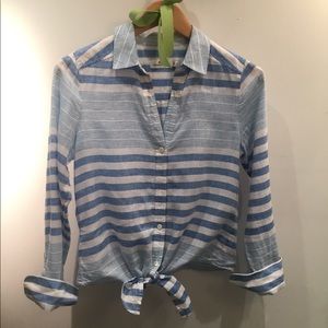 Vineyard Vines linen/cotton shirt. Sz 4